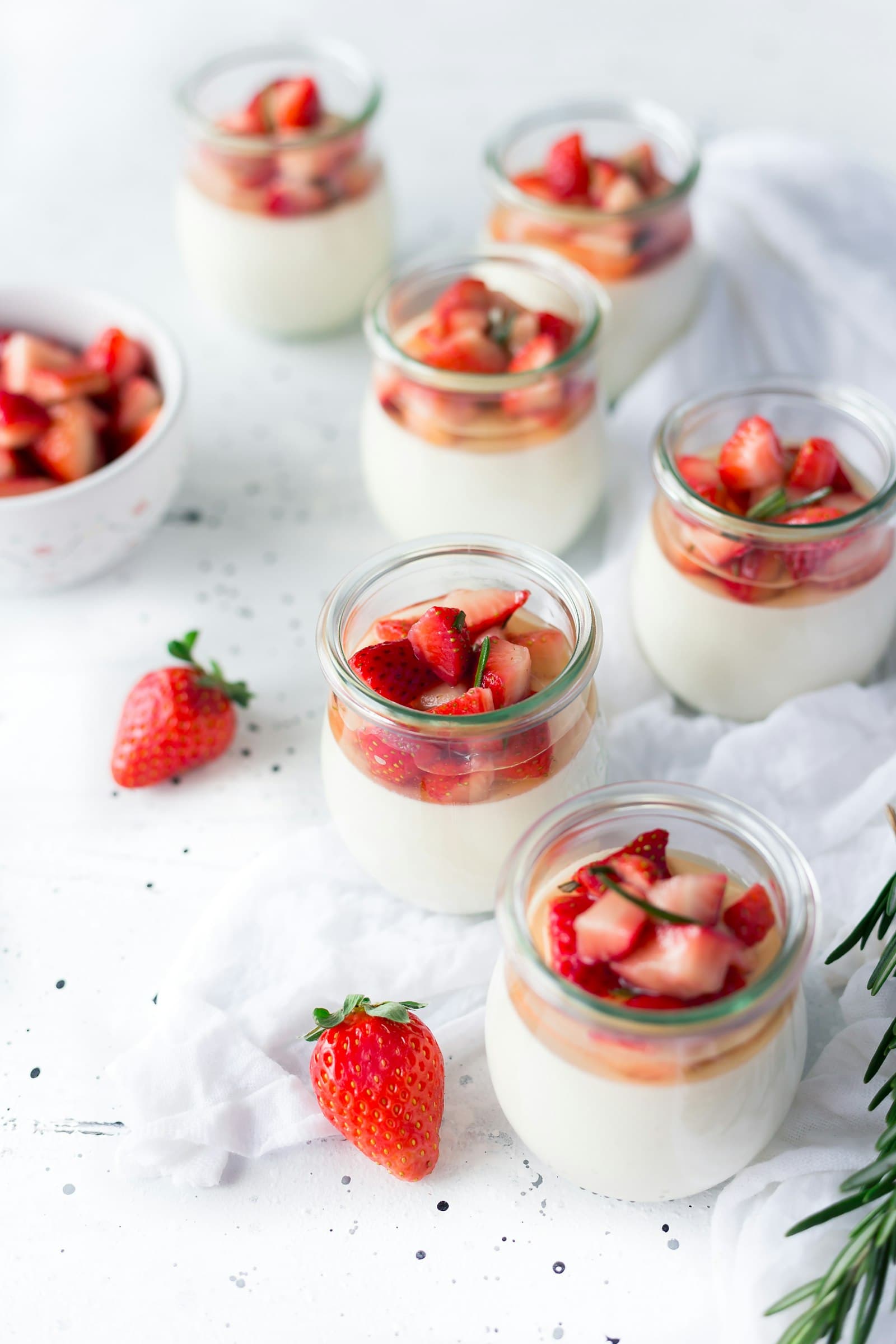 Vanilla Panna Cotta with Berries